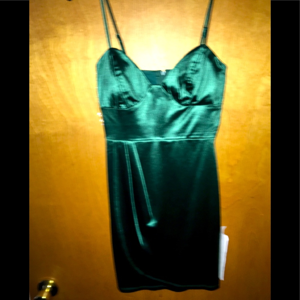 NWT Emerald Green Cocktail Dress Jr. Sizes 3,7,9
